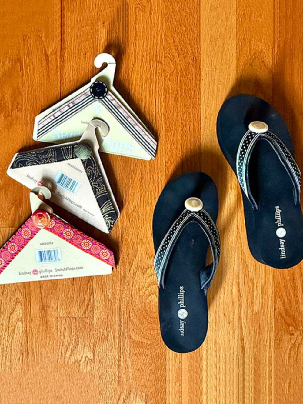 Lindsay Phillips SwitchFlops Sandals—Includes 3 Interchangeable Straps